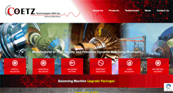 Desktop Screenshot of coetzbalancing.com